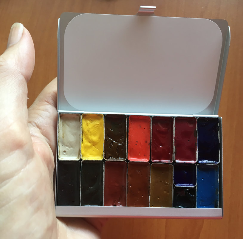 Jane Blundell the Ultimate Mixing Palette Daniel Smith Watercolor Paint Set  15 Colors 