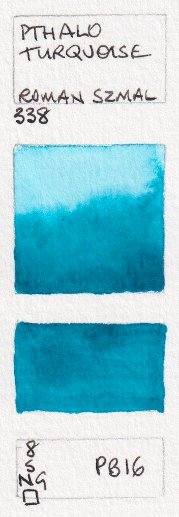 turquoise water colour palette - Julie Erin Designs